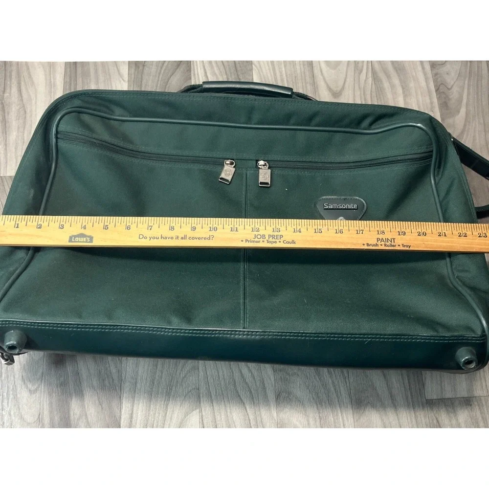 Samsonite Green Carry-On Shoulder Strap‎ Overnight Bag Suitcase 23
